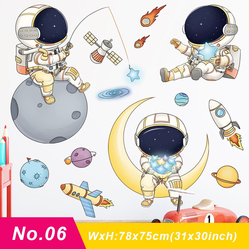 Create a Space Adventure with Little Astronauts: Wall Decals for Kids' Room