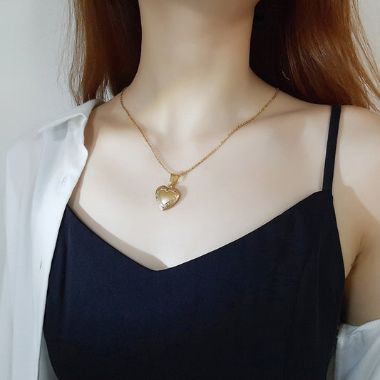 Personalized Heart Locket Necklace - Custom Photo Keepsake, That Lovely
