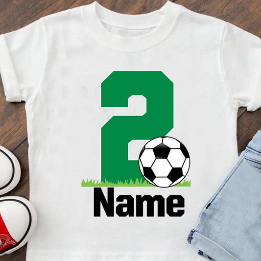 Personalized Football Number Name Tee: Your Team, Your Style