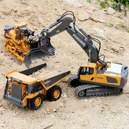 Fun and Durable Alloy Excavator Toy for Kids