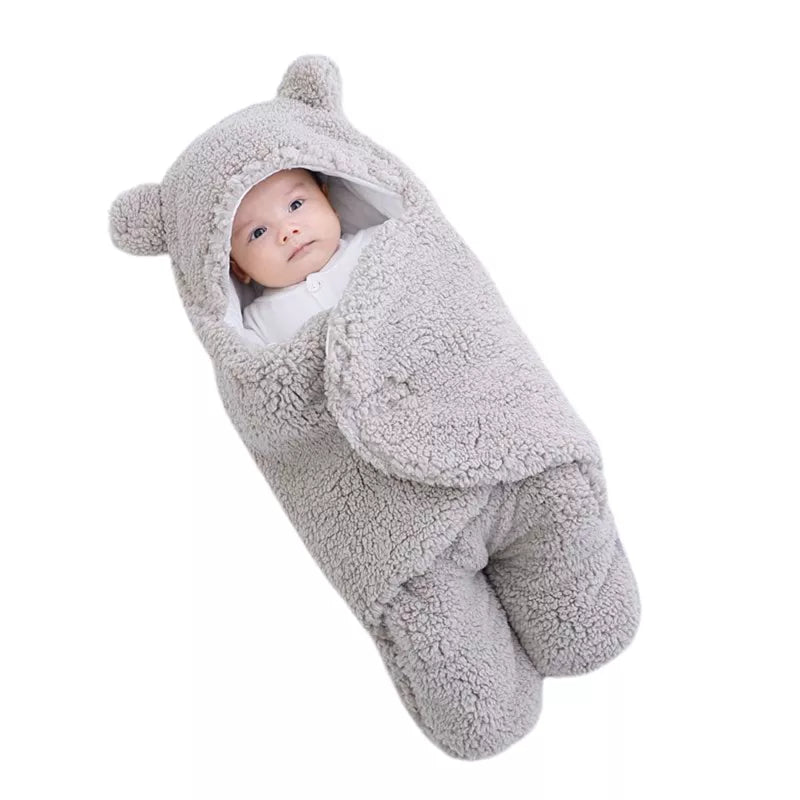 Snuggle Up with Your Baby and Baby Bear Swaddle Blanket