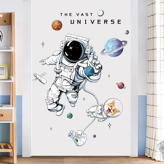 Astronaut Space, Planes and Balloons Wall Stickers