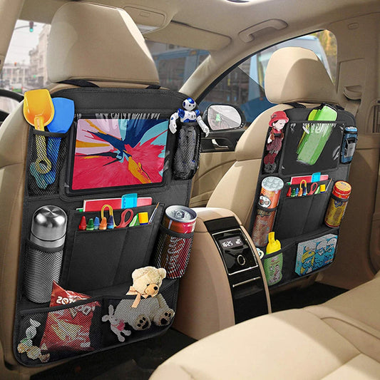 Keep Your Car Organized and Entertainment-Ready with Our Car Back Seat Organizer!