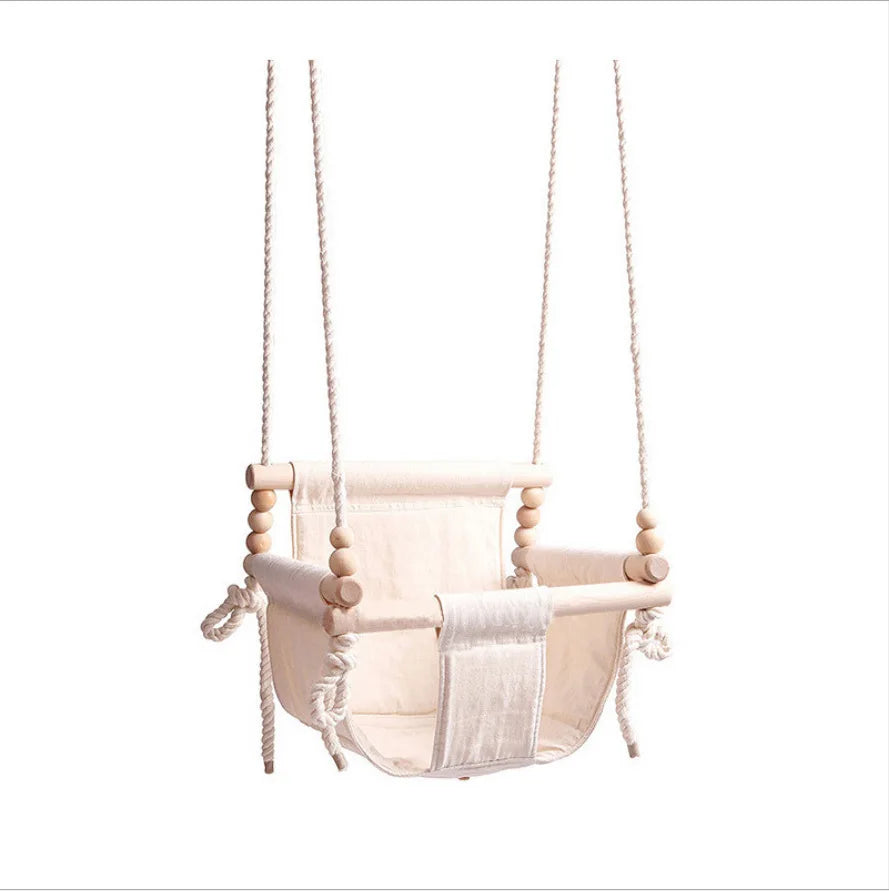 Let the Fun Begin: Baby's Cozy Cotton Indoor Swing for Playtime Bliss