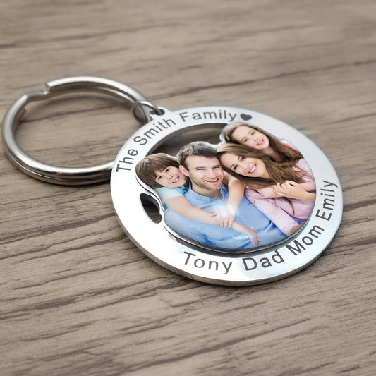 Personalized Family Photo Keychain: Keep Loved Ones Close, That Lovely