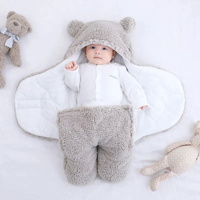 Adorable Baby Bear Swaddle Blanket for Sweet Dreams