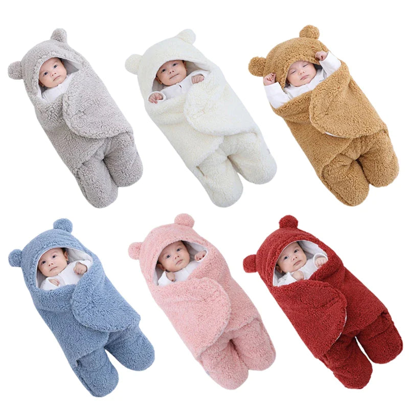 Keep Your Little One Cozy with Baby Bear Swaddle Blanket